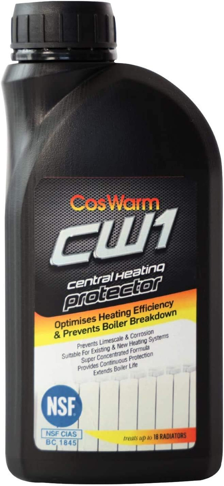 Inhibiteur chauffage central CW1 formule concentrée liquide pour 18 radiateurs