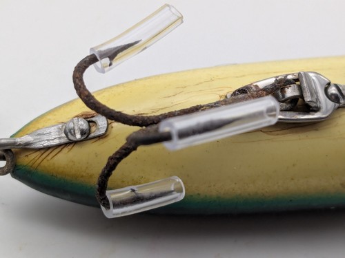 Heddon 8509D Head-On Basser Fishing Lure Green Scale 1920s-4" Long-Free Shipping - Picture 14 of 16