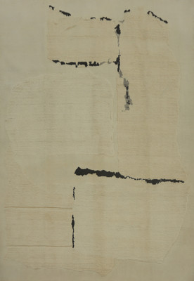 Ivory Modern Gabbe Vegetable Dye Area Rug 8x10 ft hand-knotted Wool Carpet
