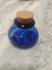Cobalt Blue Bottle With Cork