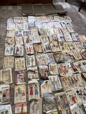 Huge Mixed Lot Of 120 Sewing Patterns Kids Clothes Vintage Look Read Free Ship