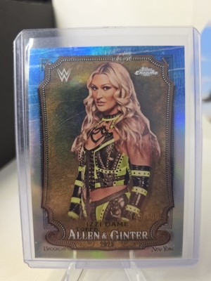 2025 Topps Chrome WWE Allen & Ginter Blue Izzy Dame /199 NXT AG-IZD