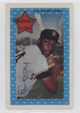 1971 Kellogg's 3-D Super Stars Willie McCovey (1970 XOGRAPH; 1400 Hits) HOF 7j0