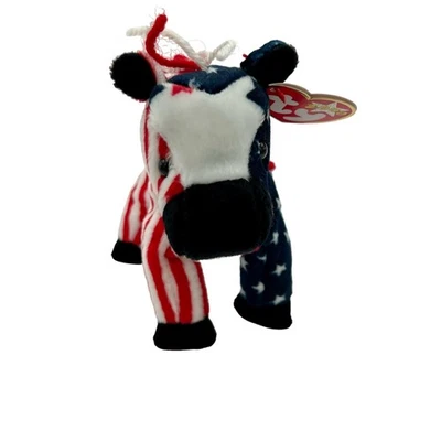 NWT Beanie Baby Collection - TY 2000 Beanie Baby Lefty American Horse 6.5 in. - Image 1 of 4