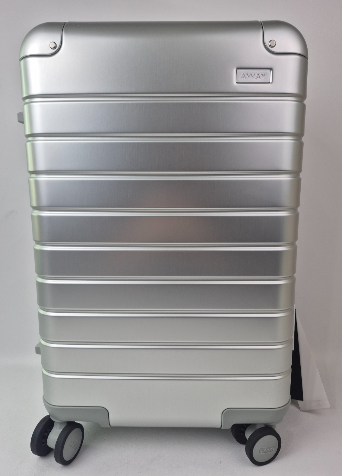 The Bigger Carry-on: Aluminum Edition Silver Suitcase - Bran
