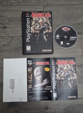 Resident Evil PS1 Long Box Playstation w/ Disc Manual Registration Card RARE