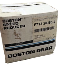 New Boston Gear F713-20-B5-J Right Angle Worm Gear Speed Reducer 20:1, 56C