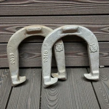 Vintage Pair of Kennedy Valve 2018 Commemorative KV Horseshoes Elmira 2 Pounds
