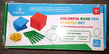 SIMPLY MAGIC COLORFUL BASE TEN STARTER SET LEARN TO COUNT BOYS GIRLS SUPER COND 