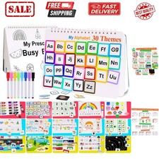 Busy Book for Kids, Montessori Preschool Learning Activities, 30 Themes with ...