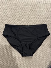 Fullfitall Swim Size L Black 1Pc Bikini Bottom Tummy Control