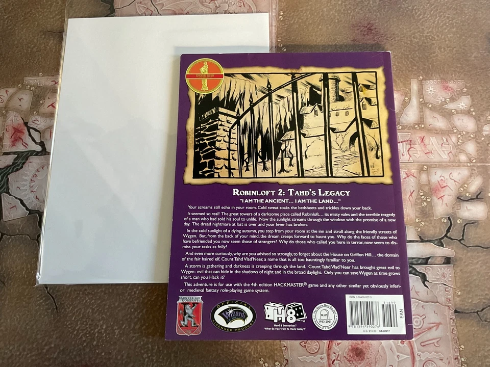 HackMaster RPG 4e R2: ROBINLOFT 2: TAHD'SHERITAGE Adventure Kenzer & Co. - Изображение 2 из 4