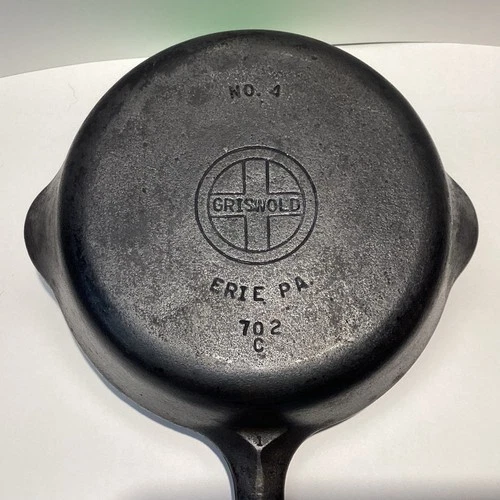 VTG Griswold NO. 4 702C Cast Iron Skillet VGC