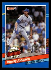 Randy Johnson 1991 Donruss #BC-2b Seattle Mariners FREE SHIPPING *089