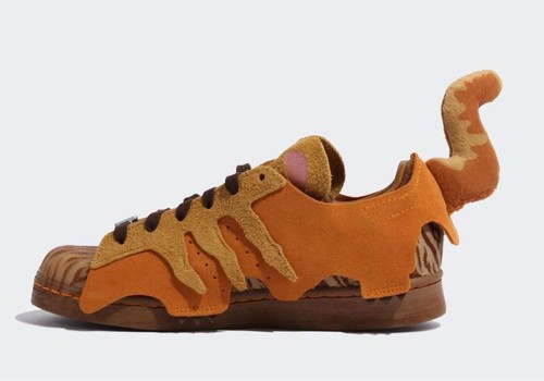 Adidas Originals × Melting Sadness SST 2022 CNY Mesa Orange Herren Größe US 10 - Bild 4 von 11