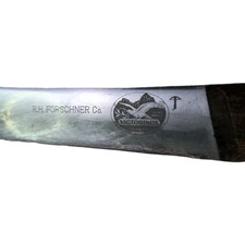 Vintage 11" Blade Forschner Fine Inox Cimeter Slicing Knife Swiss See Photos