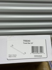 Delta 759240 Trinsic collection 24 in. Towel Bar in Chrome finish