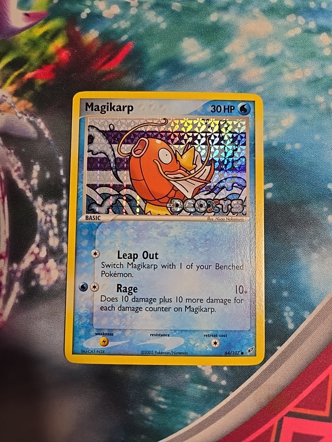 Magikarp (Reverse Holo) 64/107 EX Deoxys (NM/NM-) Pokemon TCG