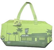 Trader Joe's Large Insulated Reusable Tote Shopping Bag-Olive Green-8 Gallon