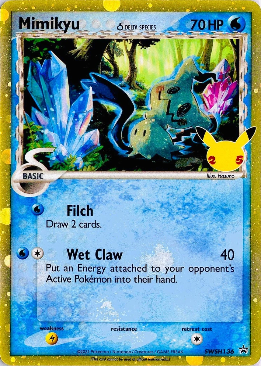 Mimikyu SWSH136 SWSH: Sword & Shield Promo Cards for sale | eBay