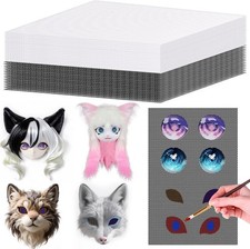 12PCS Mesh Plastic Sheets for Fursuit Eyes, Waterproof Printable