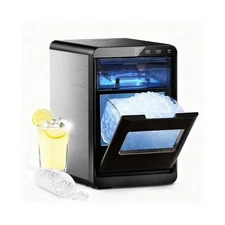 Nugget Ice Maker Machine, 44Lbs/24H Ice Machine & Countertop Ice Maker with I...