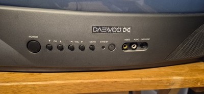 Daewoo 13'' CRT TV DTQ-13V1FC Color Retro