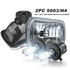Pair 5X7" LED Headlights FOR Chevy C1500 C2500 C3500 K1500 K2500 K3500 1988-1999