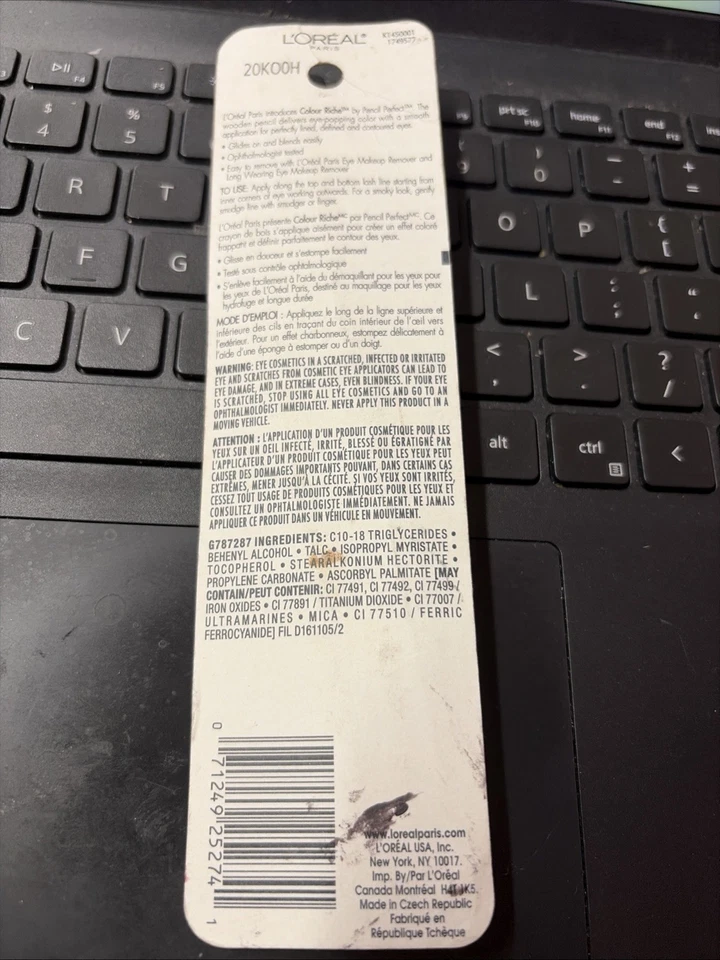 L'Oreal Colour Riche Wood Pencil Eyeliner 930 Violet Brand New Sealed - Image 2 of 2