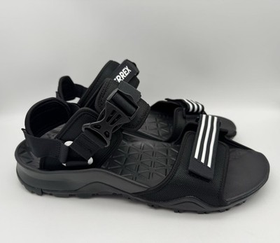 Adidas Cyprex Ultra Sandal DLX Terrex Black Strap Men's Size 12 US