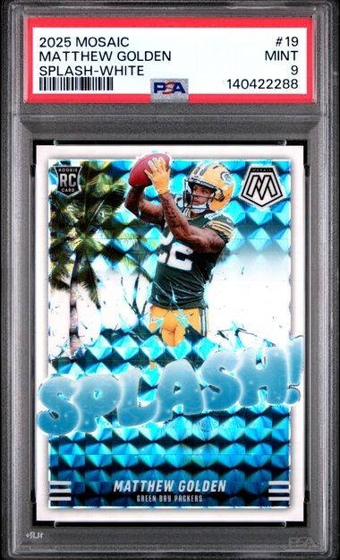 Matthew Golden Panini Mosaic Splash #19 White