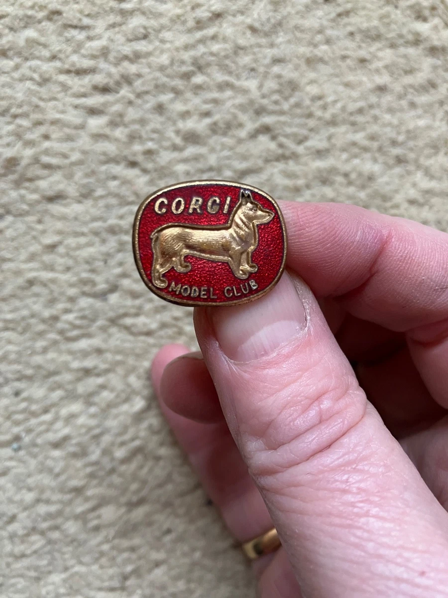 Insigne émaillé Original Corgi Model Club - Années 60 - 22x22 Mm - Fattorini & Son