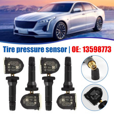 4 PACK Tire Pressure Monitor Sensor For GM Buick Chevy GMC TPMS 433MHz 13598773
