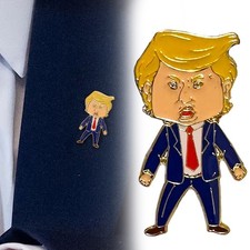 Original Happy Trump Face Pin 2026 For Supporters Patriotic Collectible Pins