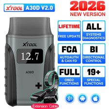 XTOOL A30D V2.0 OBD2 Scanner Bidirectional Fu...