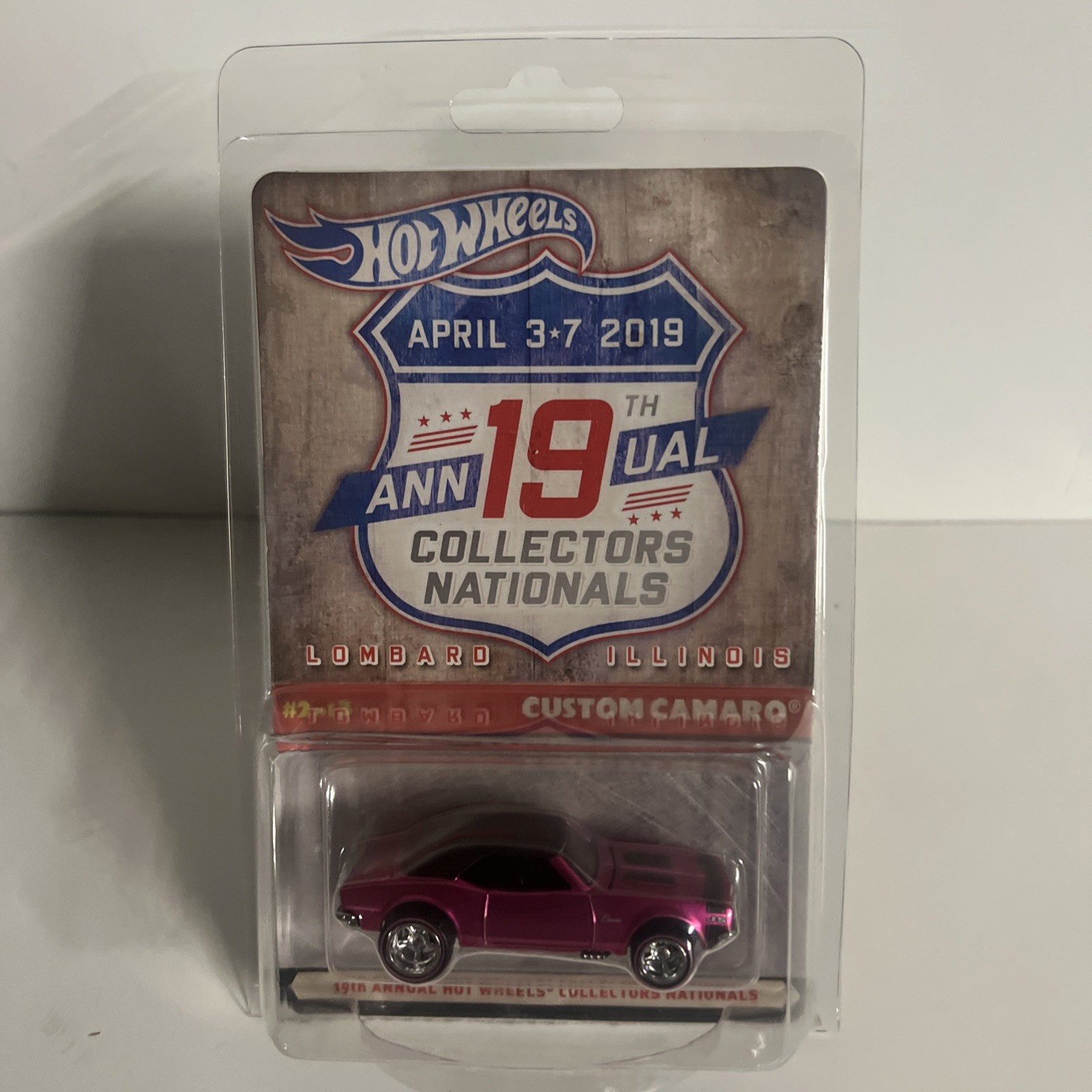 Hotwheels Camaro 2019 19th Annual Collectors Nationals Custom Pink