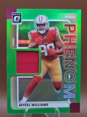 2025 Panini Optic Phenom Mykel Williams #RPBH-MWS Neon Green 29/149