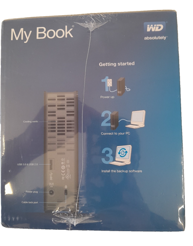 Western Digital My Book Desktop External Hard Drive Back Up for 3TB Model (04) - Afbeelding 2 van 6