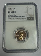 1952 Lincoln Wheat Cent Ngc Pf66 Red Beautiful Gem Proof Pr66 Brilliant Red