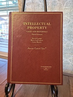 Intellectual Property Cases And Materials Third Edition