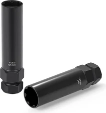 2Pc Spline Lug Nut Socket Key 6 & 7 Spline Wheel Lock Removal Tool Set