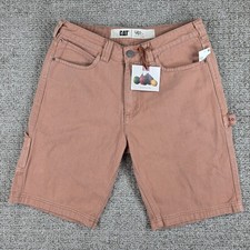 CAT Caterpillar Colour Plus Co Mens Utility Shorts Carpenter W32 Cotton Workwear