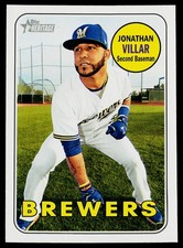 2018 Topps Heritage Short Print #458 Jonathan Villar , NM or Better (HUCK'S)