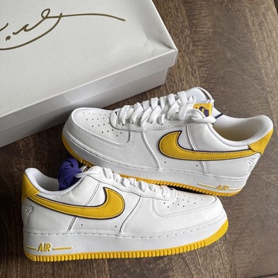 Nike Air Force 1 Low Retro QS KB Kobe Bryant LA Lakers Home Size 10 FZ1151 100