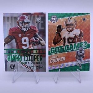 2015 Prestige RC Extra Points Green #202 Amari Cooper Rookie Mosaic Prizm
