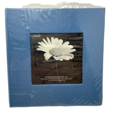 Pioneer Blue Cloth Cover Window Photo Album Holds 100 4x6 Pictures 2019 Memo
