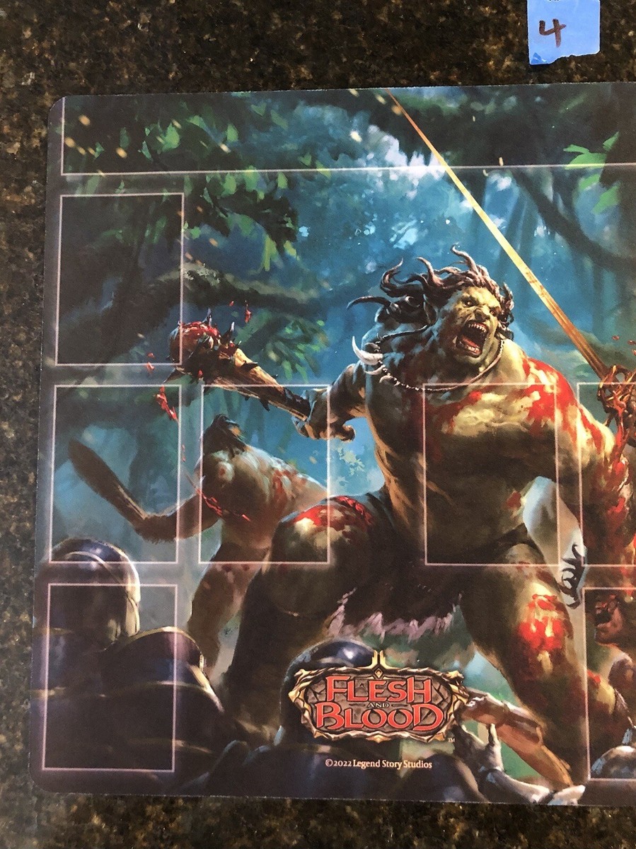 Flesh and Blood TCG Classic Battles Rhinar vs Dorinthea Playmat