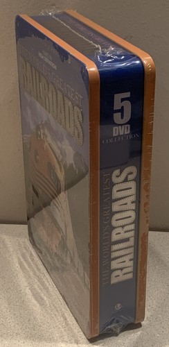 The Worlds Greatest Railroads Collector’s Edition (DVD, 2008, 5-Disc Set). NEW - Picture 3 of 4