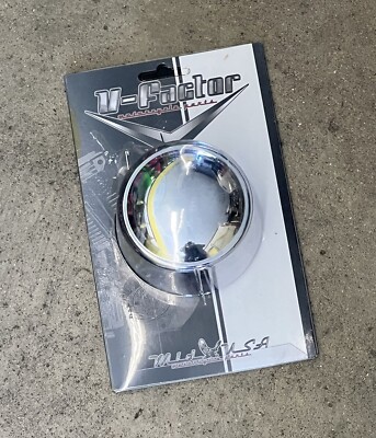 V-Factor Gas Cap Chrome OE Style MidUsa 61103-83A for 82-99 Harley Davidson