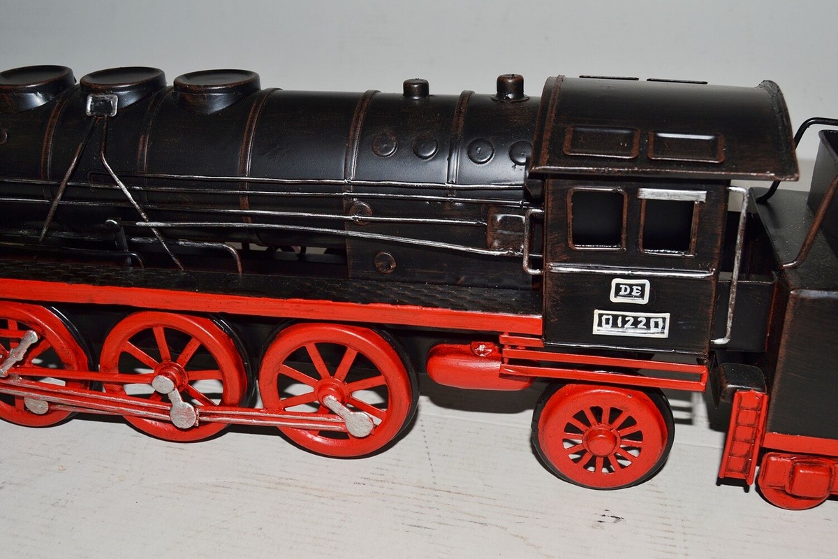 Modèle en Tôle Nostalgie Locomotive à Vapeur Bronzefarben L Modèle en Tôle Nostalgie Locomotive à Vapeur Bronzefarben L